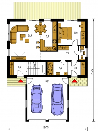 Floor plan of ground floor - PREMIER 157